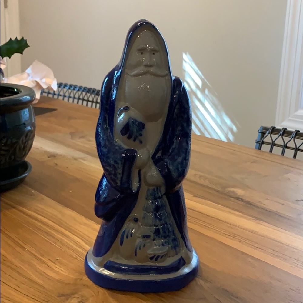Vintage Eldreth Pottery 1999 Santa